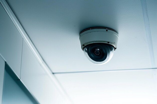 telecamera CCTV sul soffitto