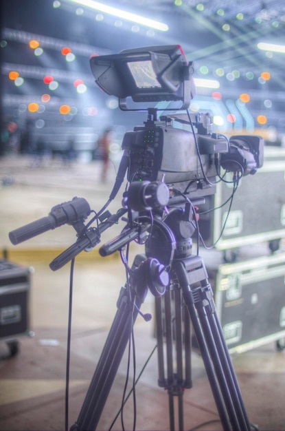 Telecamera da studio al concerto