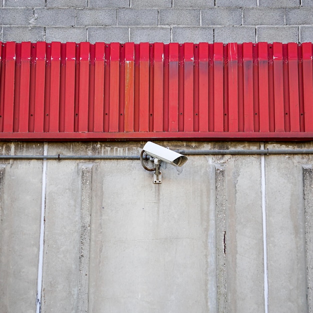 Telecamera di sicurezza sul muro