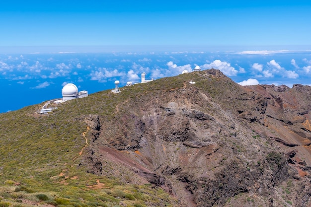 Telescopi dalla cima del Roque de los Muchachos