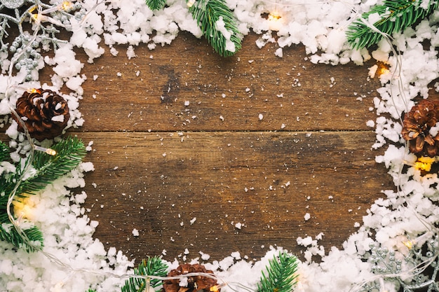 Tema della casa decorato fondo di Natale.