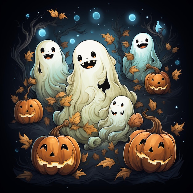 Tema di Halloween Illustrazione per bambini
