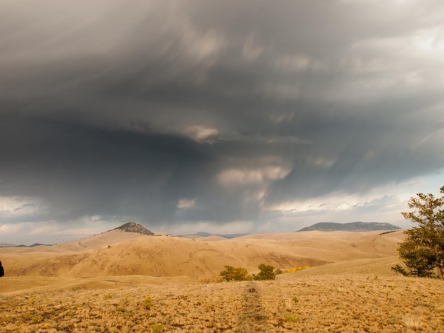 Tempesta di prateria in Colorado.