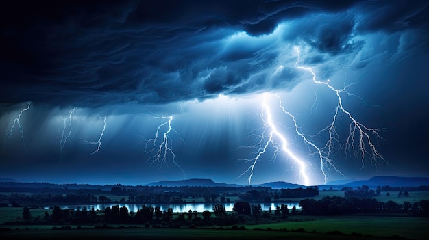 Tempesta di tuoni e fulmini