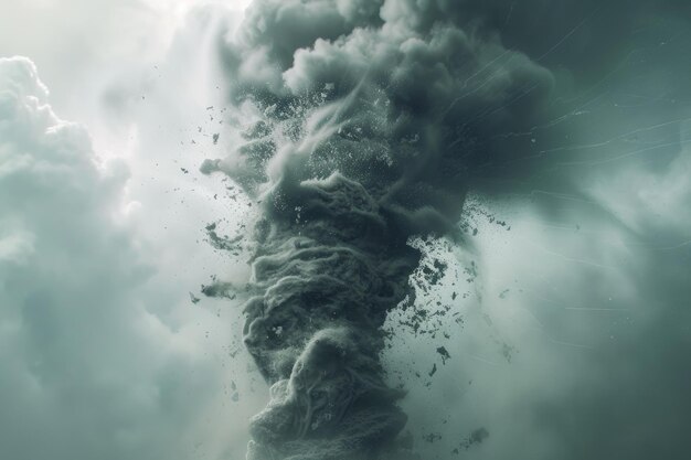 Tempesta tortuosa Tornado spettacolare