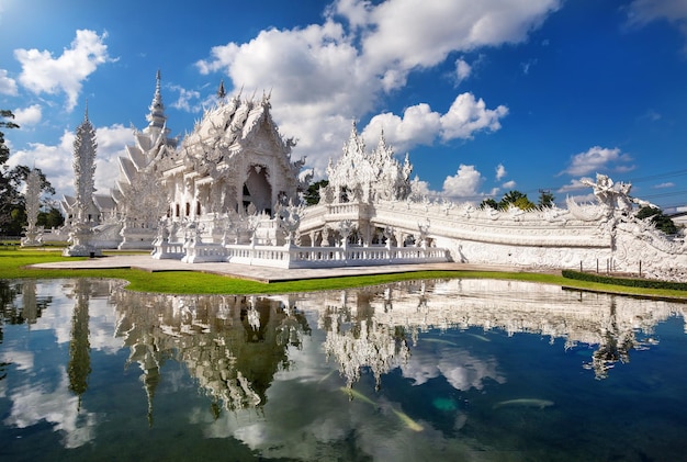 Tempio Bianco nel nord della Thailandia