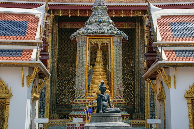 Tempio del Buddha di smeraldo e Grand Palace Bangkok Tailandia