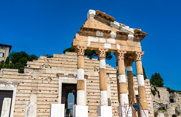 Tempio della Triade Capitolina a Brescia, Italia