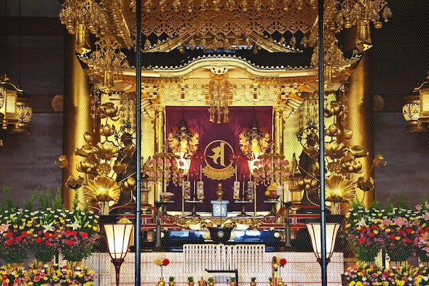 Tempio di Asakusa nel centro di Tokyo, Giappone