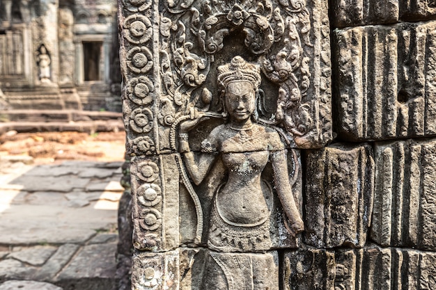 Tempio di Banteay Kdei in Angkor Wat a Siem Reap, Cambogia