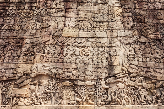 Tempio di Bayon a Siem Reap