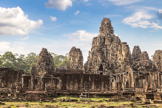 Tempio di Bayon ad Angkor Wat a Siem Reap