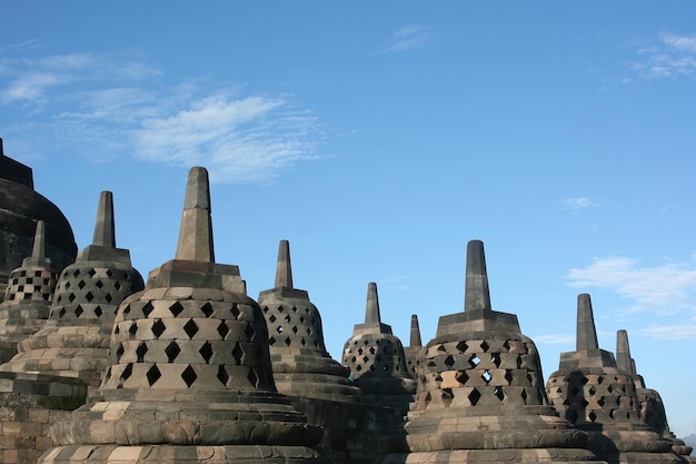 Tempio di Borobudur a Yogyakarta in Indonesia