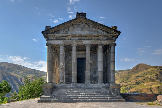Tempio di Garni un tempio pagano ionico situato nel villaggio di Garni Armenia È la struttura e il simbolo più conosciuto dell'Armenia pre-cristiana