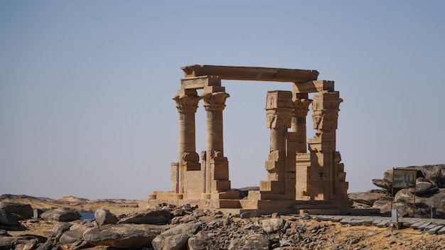 Tempio di Kalabsha su un'isola della Nubia vicino al lago Nasser Assuan in Egitto
