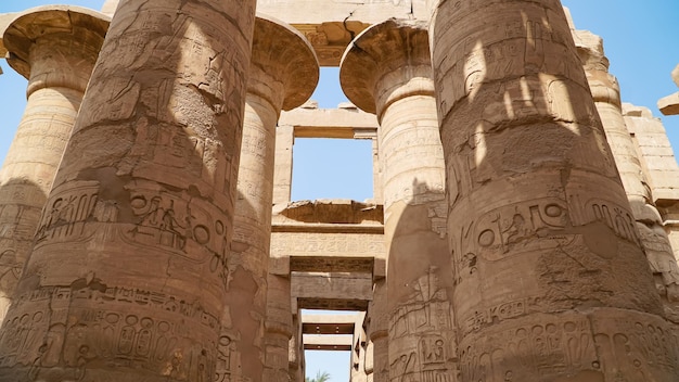 Tempio di Karnak a Luxor Egitto Il complesso del tempio di Karnak comunemente noto come Karnak