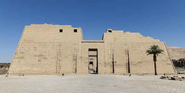 Tempio di Medinet Habu a Luxor in Egitto