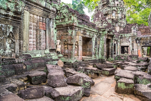 Tempio di Preah Khan ad Angkor Wat a Siem Reap, Cambogia