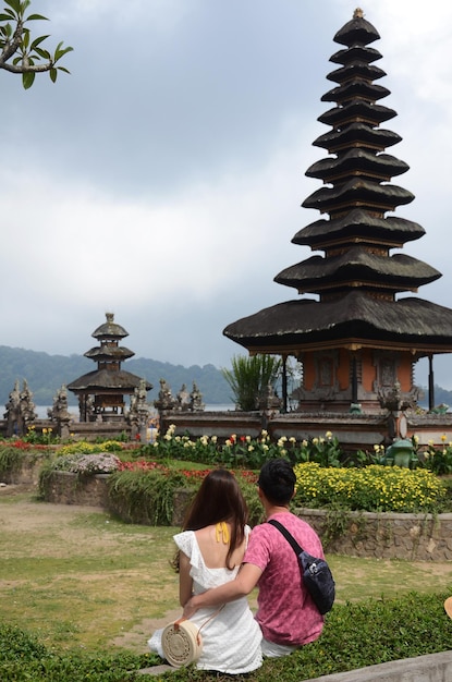 Tempio di Pura Ulun Danu a Bali Indonesia