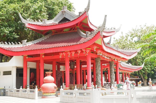 Tempio di Sampookong Un tempio storico con architettura tradizionale cinese e giavanese