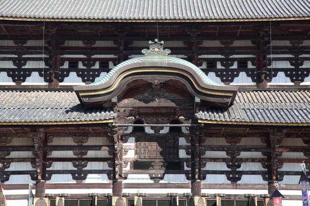 Tempio di Todai-Ji il tempio più famoso di Nara City, area Kansai, Giappone.