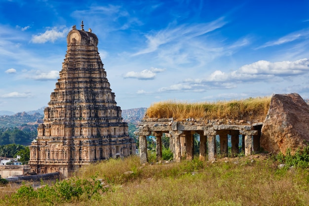Tempio di Virupaksha. Hampi, Karnataka, India