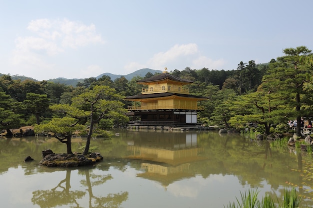 Tempio Kinkakuji Il Padiglione d'Oro a Kyoto, Giappone