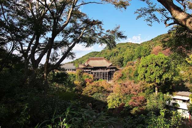 Tempio Kiyomizu-dera a Kyoto, in Giappone