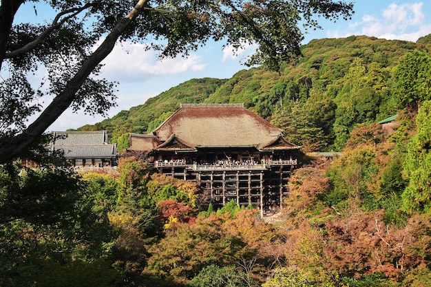 Tempio Kiyomizu-dera a Kyoto, in Giappone