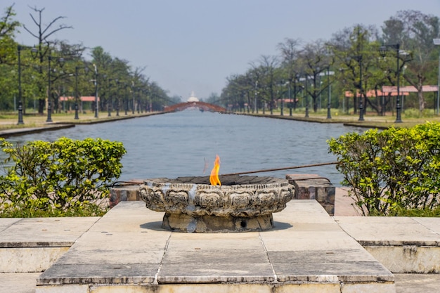 Tempio Maya Devi e luogo di nascita di Lord Gautam Buddha a Lumbini, Nepal