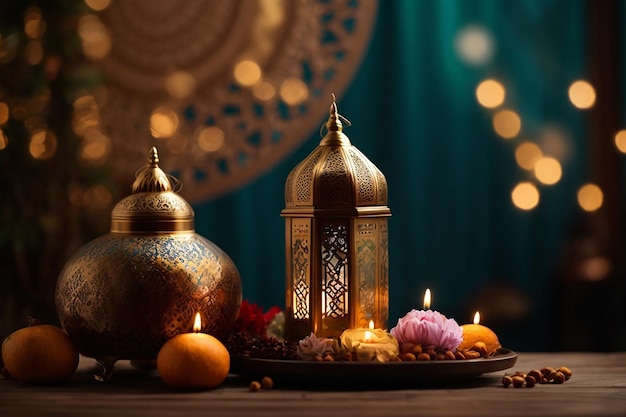 Template di banner web di Eid Mubarak e Eid ul Fitr