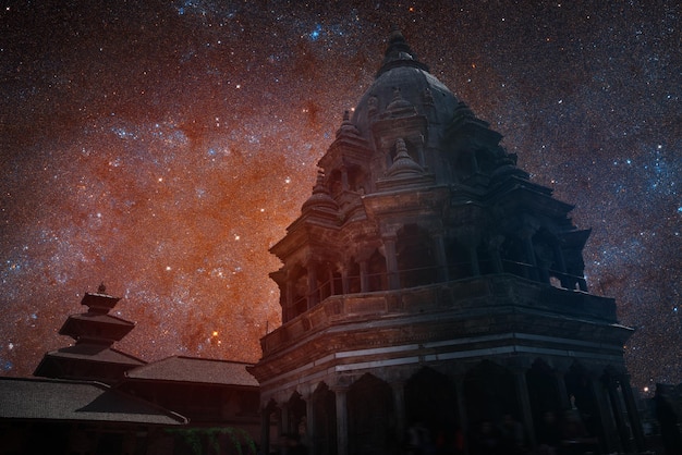 Templi di Durbar Square a Bhaktapur Kathmandu valey Nepal Questi elementi di immagine forniti dalla NASA