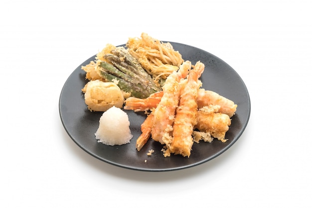 tempura di gamberi (gamberi fritti in pastella)