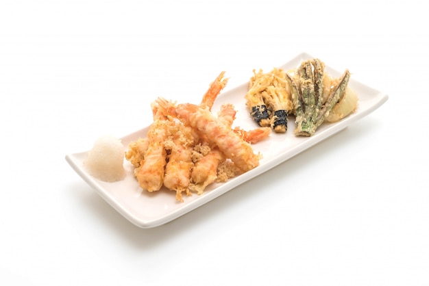 tempura di gamberi (gamberi fritti in pastella)