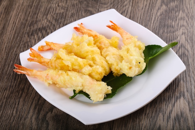 Tempura di gamberi