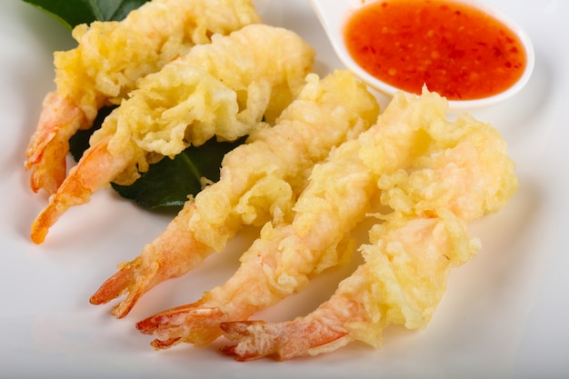 Tempura di gamberi