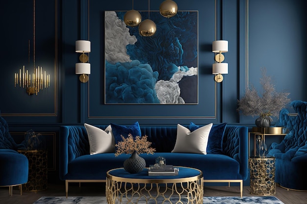 Tendenze di interior design 2020 per il colore blu