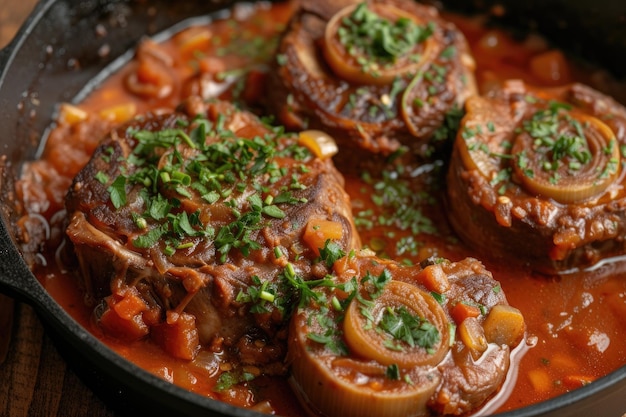 Tender e saporito Osso Buco Un classico piatto italiano