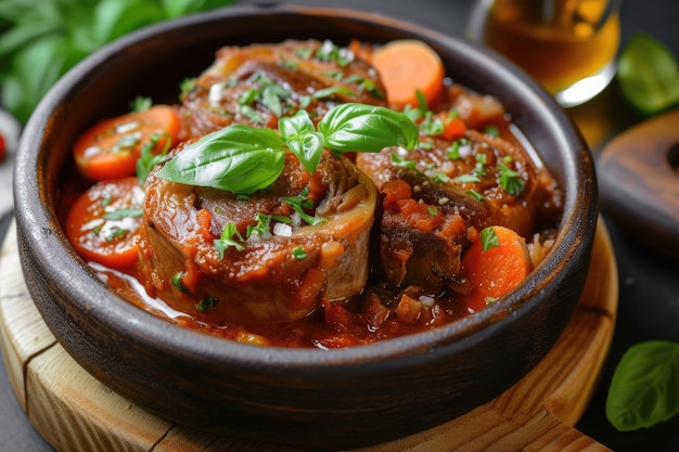 Tender e saporito Osso Buco Un classico piatto italiano