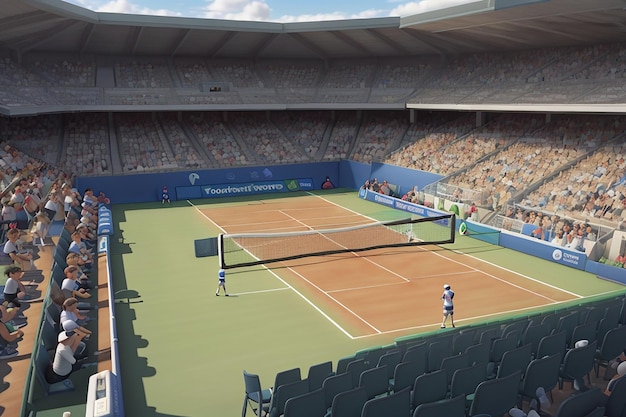 Tennis in 3D