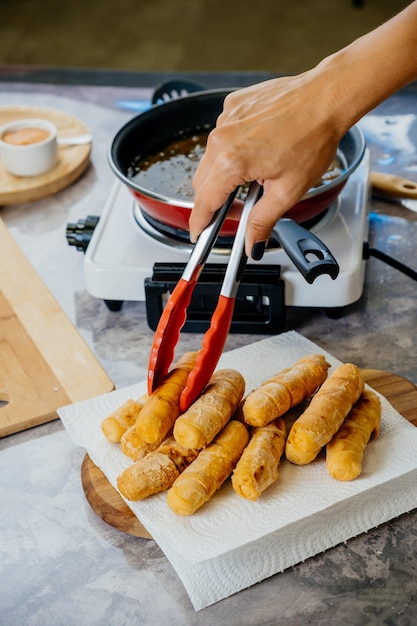 Tequenos fritti