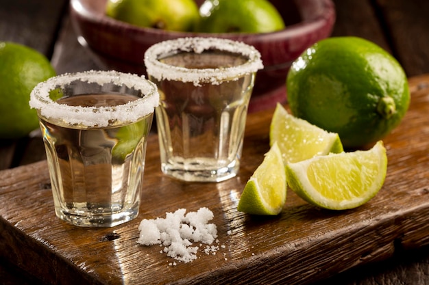 Tequila con lime e sale