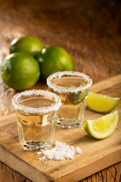 Tequila con lime e sale