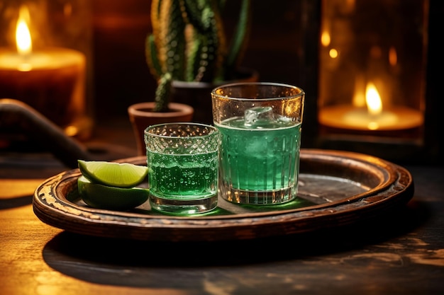 Tequila fredda di cactus