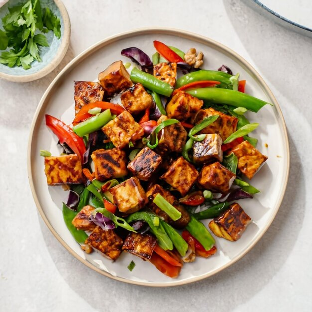 Teriyaki Tempeh StirFry