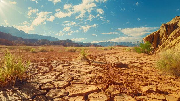 terra secca e tempo caldo