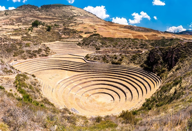 Terrazzi agricoli a Moray in Perù