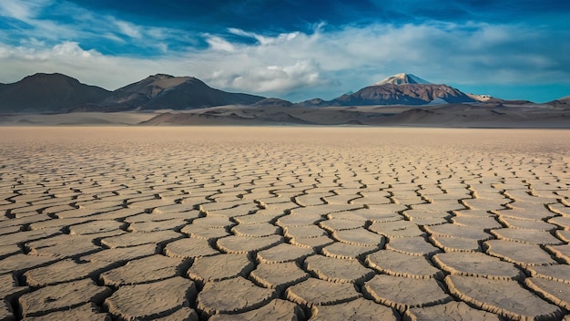 Terreno arido con terreno asciutto e fratturato