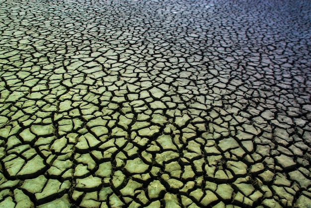 Terreno rotto nell'ambiente Pampas Patagonia Argentina