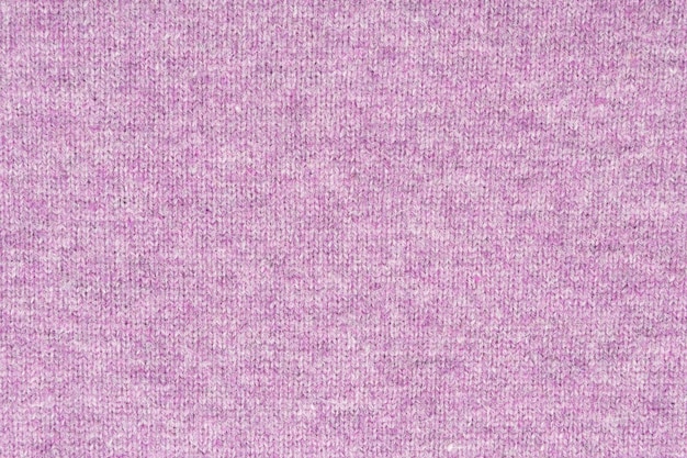 Tessuto a maglia di lana viola melange come sfondo